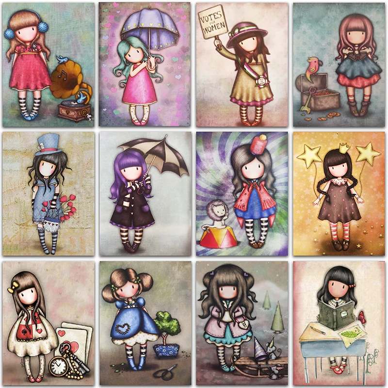 

5D DIY Diamond Painting Art Cartoon girl Princess Angel Full Square&Round Diamond mosaic embroidery Cross stitch home decoration