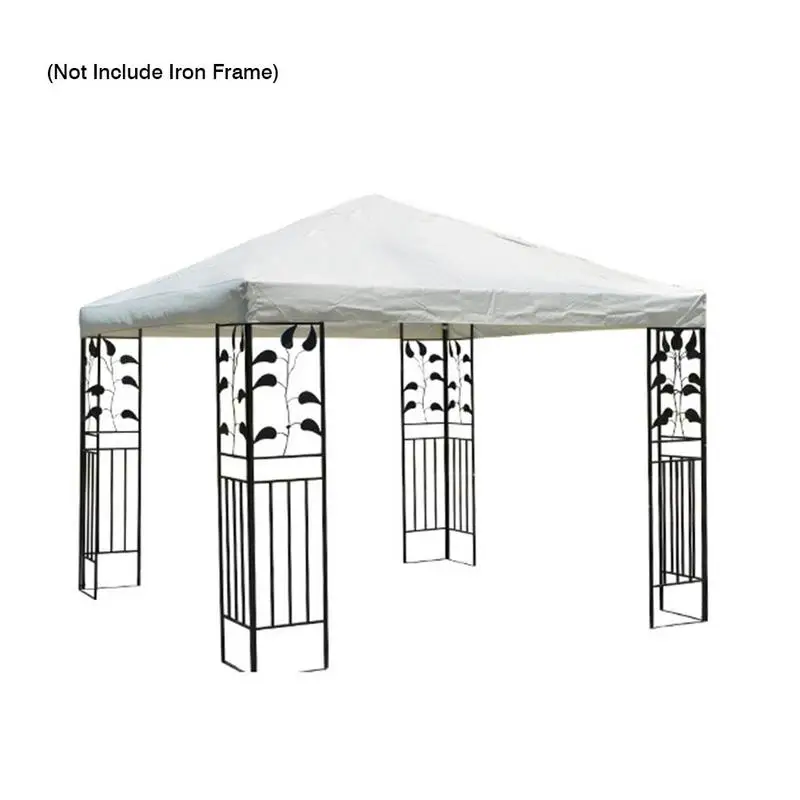 3X3 M Canopy Top Cover Replacement Four-Corner Tent Cloth Foldable UV Protection Patio Pavilion Replace Gazebo Canopy Top Cover