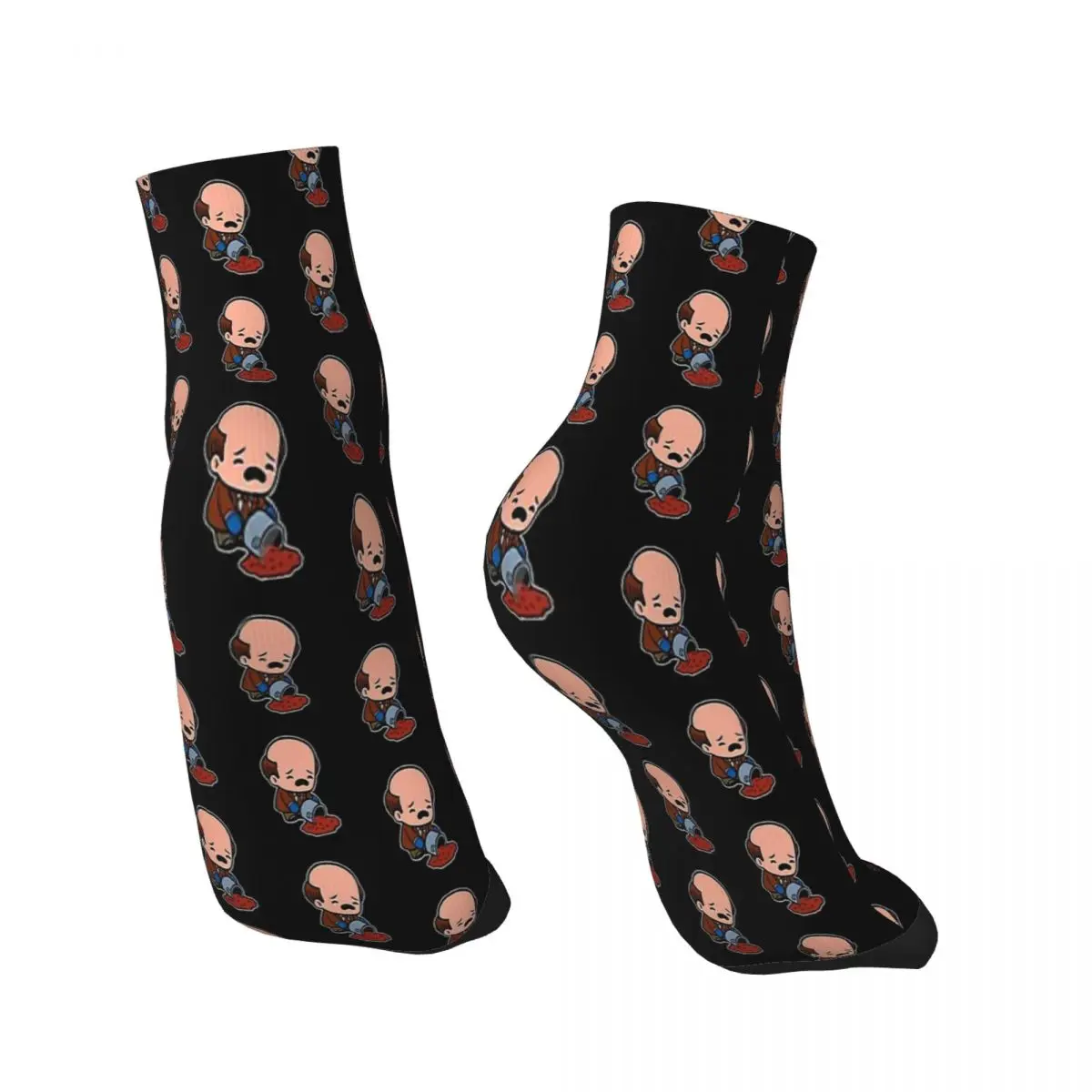 Cute The Office Kevin's Famous Chili Ankle Socks Male Mens Women Summer Stockings Printed