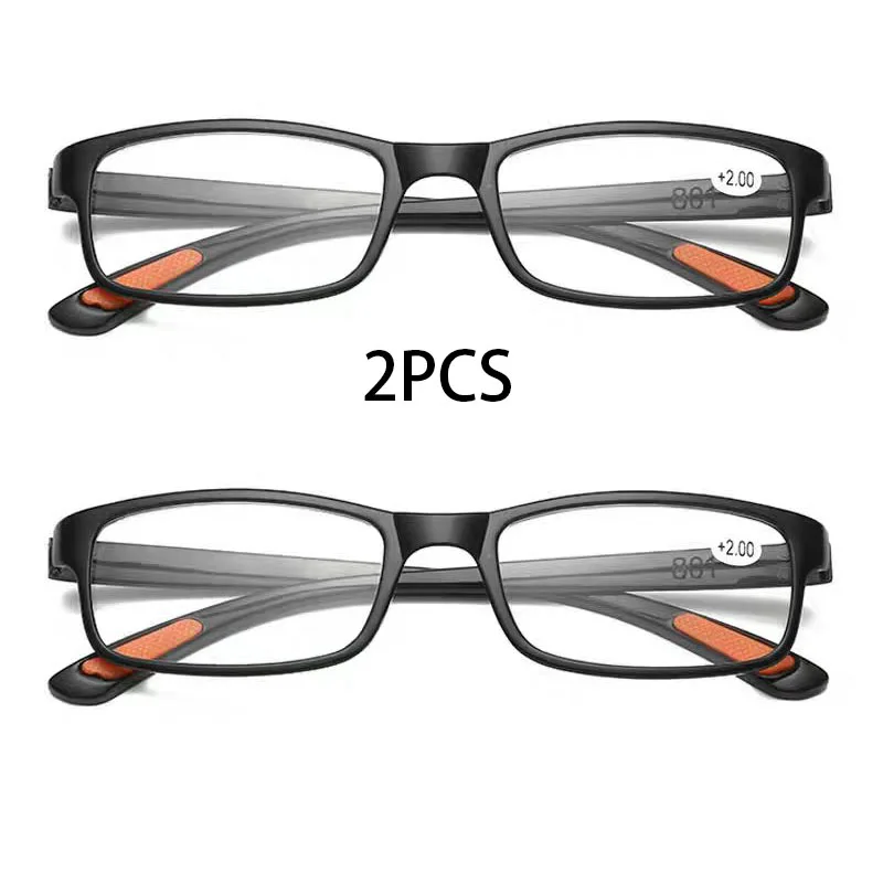 2/3PCS Unisex Ultralichte Leesbril Mannen Vrouwen Mode Anti-slippen Brillen Vision Care Verziend brillen + 1.0 ~ + 4.0