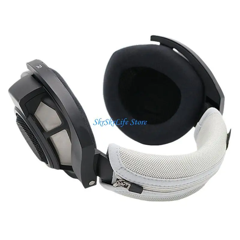 

E65E Mesh Fabric Headband Cover Protector For HD800S Listening Devices Protections