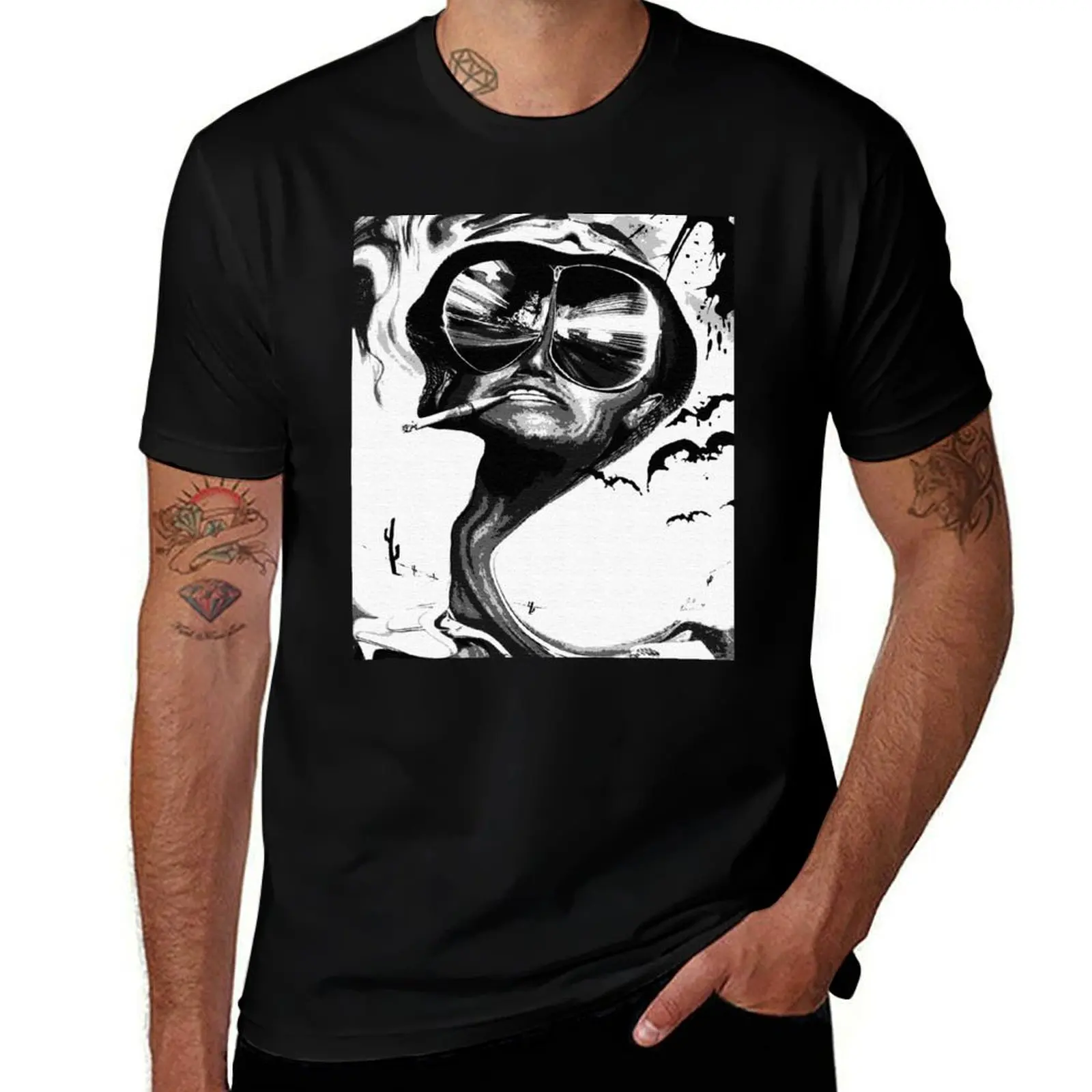 Fear and Loathing T-Shirt Large Size Casual Tee Shirt T-Shirt