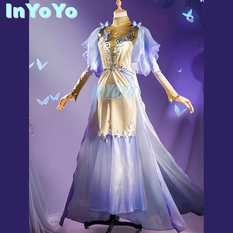 InYoYo Vera Nair Perfumer Cosplay Costume Identity V Game Suit Gorgeous Dress Uniform Halloween Party Outfit Women Role Play