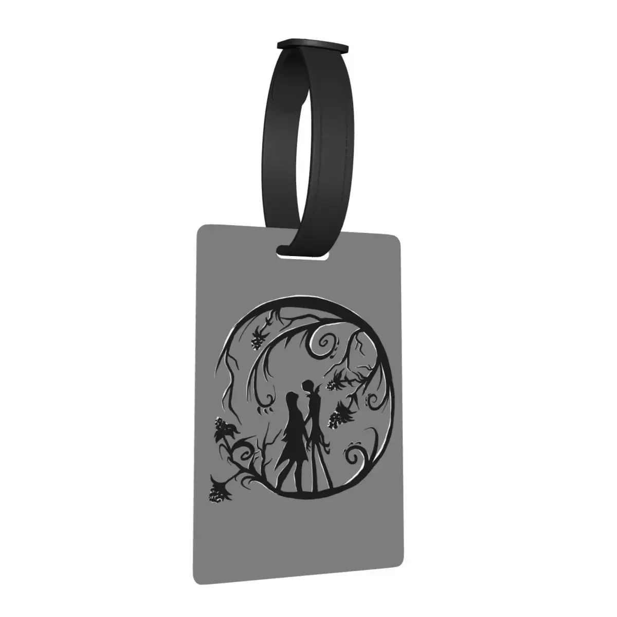 

Багажные бирки Jack And Sally Silhou, аксессуары для чемодана, милый багаж, посадочная бирка, держатель этикетки, идентификационное имя, адрес