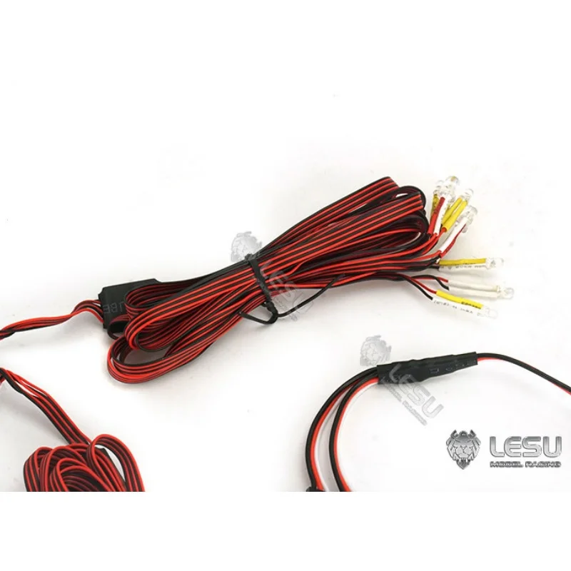 LESU für 1/14 Tamiya Ferngesteuertes Modell-Spielzeug Traktor-LKW Kipper Universal LED-Lichtset LKW DIY Zubehör Spielzeug – Detail 5