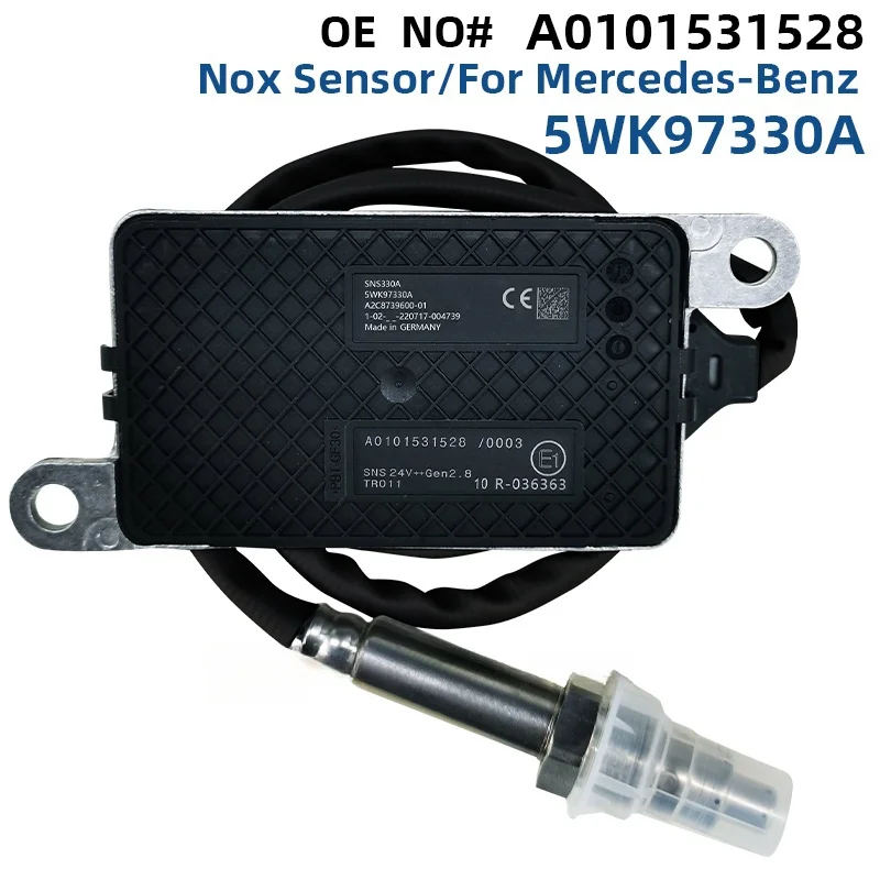 5WK97330A 5WK9 7330A A0101531528 A 010 153 15 28 Nitrogen Oxygen NOx Sensor For Mercedes-Benz Actros Trcuk With 5 Years Warranty