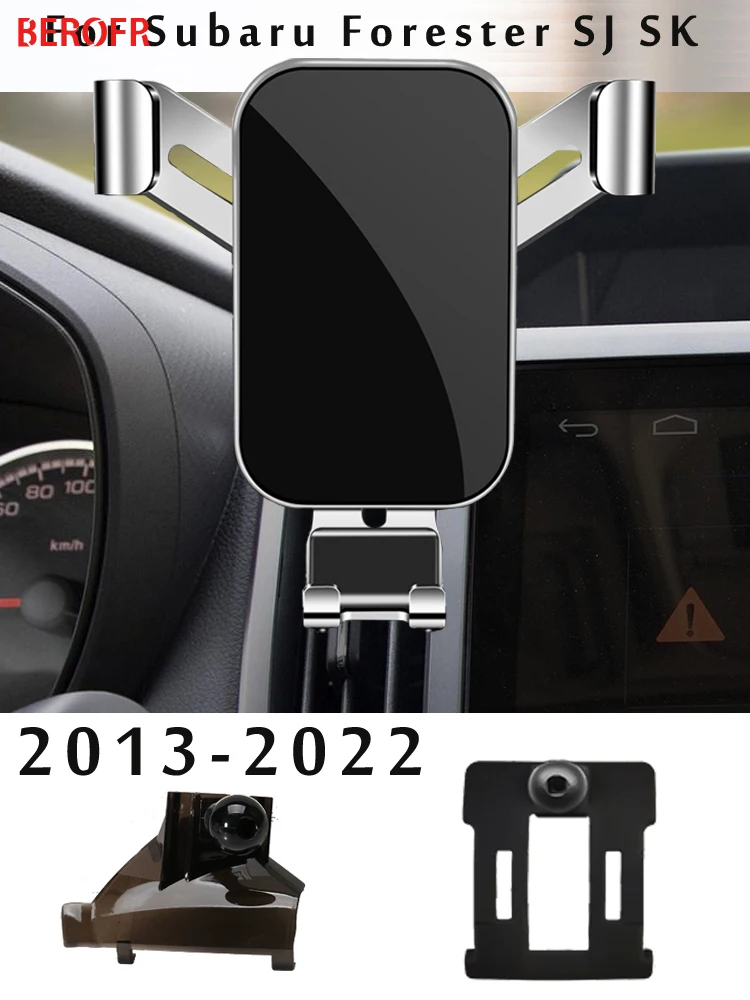 Car Phone Holder For Subaru Forester SK SJ 2013-2018 2022 Car Styling Bracket GPS Stand Rotatable Support Mobile Accessories