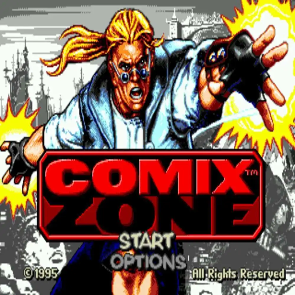 بطاقة الألعاب Comix Zone 16bit MD لمحرك Sega Mega لـ Genesis