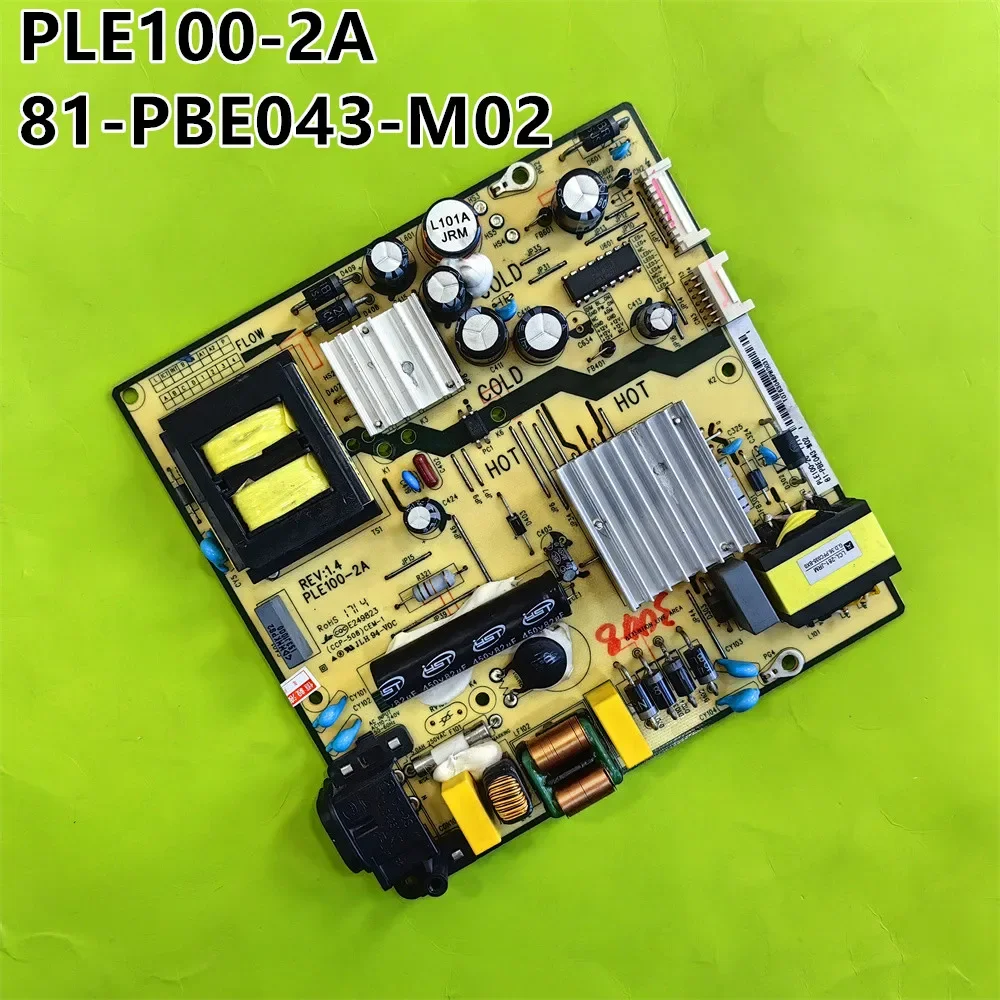 

PLE100-2A REV:1.4 Плата питания телевизора 81-PBE043-M02 PLE100-2C Подходит для Toshiba, совместимая TCL 4367EBC 43U6700C
