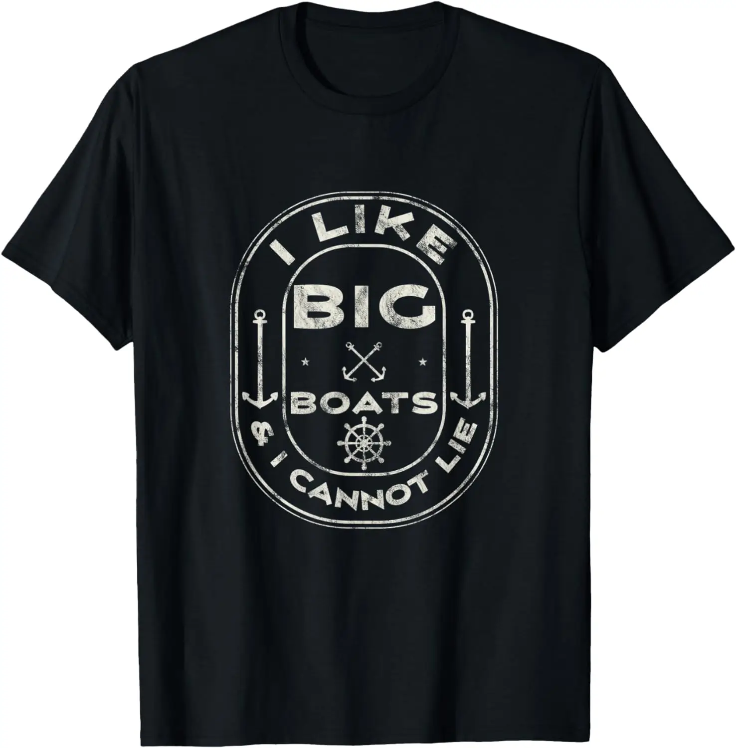 

I Like Big Boats & I Cannot Lie Cruise Ship Nautical Gift T-Shirt