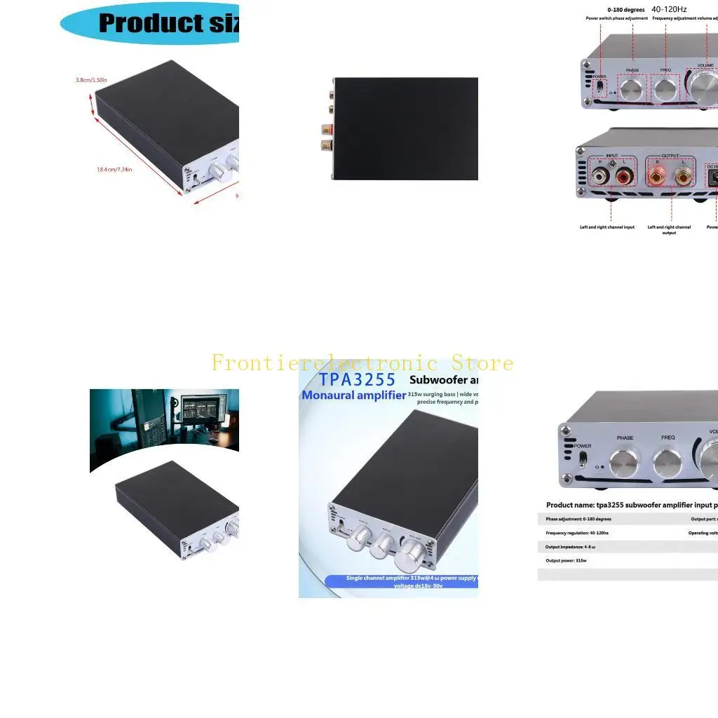 

G8DB Профессиональный модуль цифрового усилителя с регулируемой частотой для усиления басов