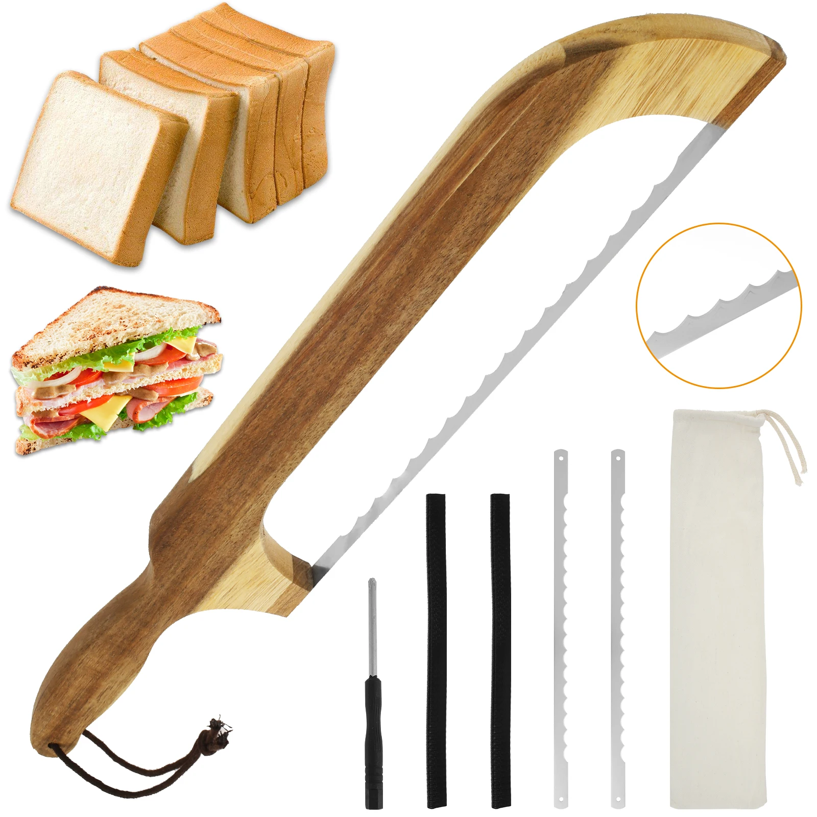 Bow Bread Knife Wit…
