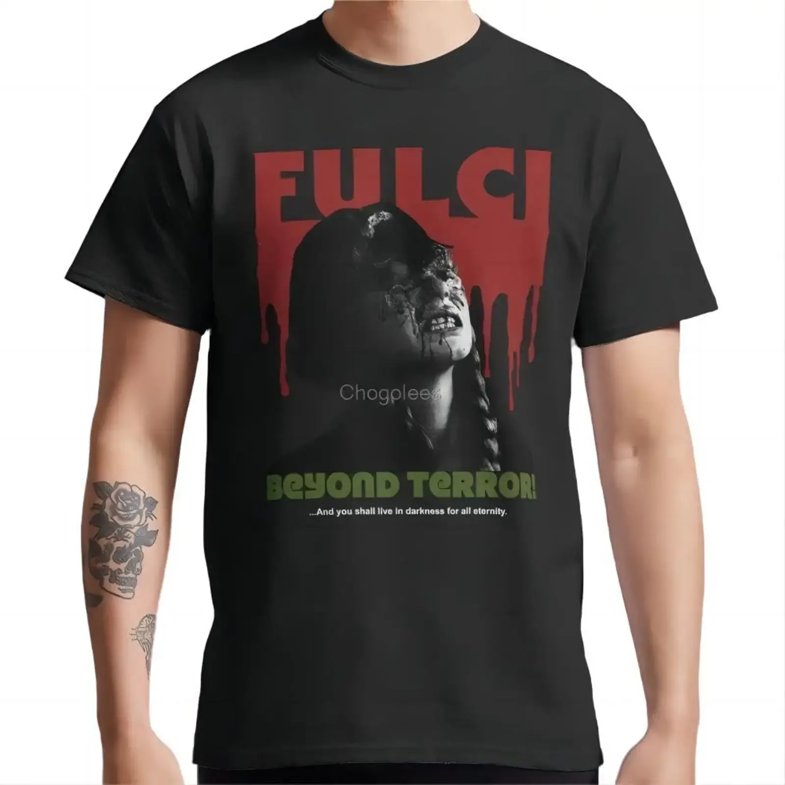 Men's Goatess Doomwych Fulci Beyond Terror Women's T Shirt vintage Washed homme Unisex Top For Everyday Wear Casual fashion