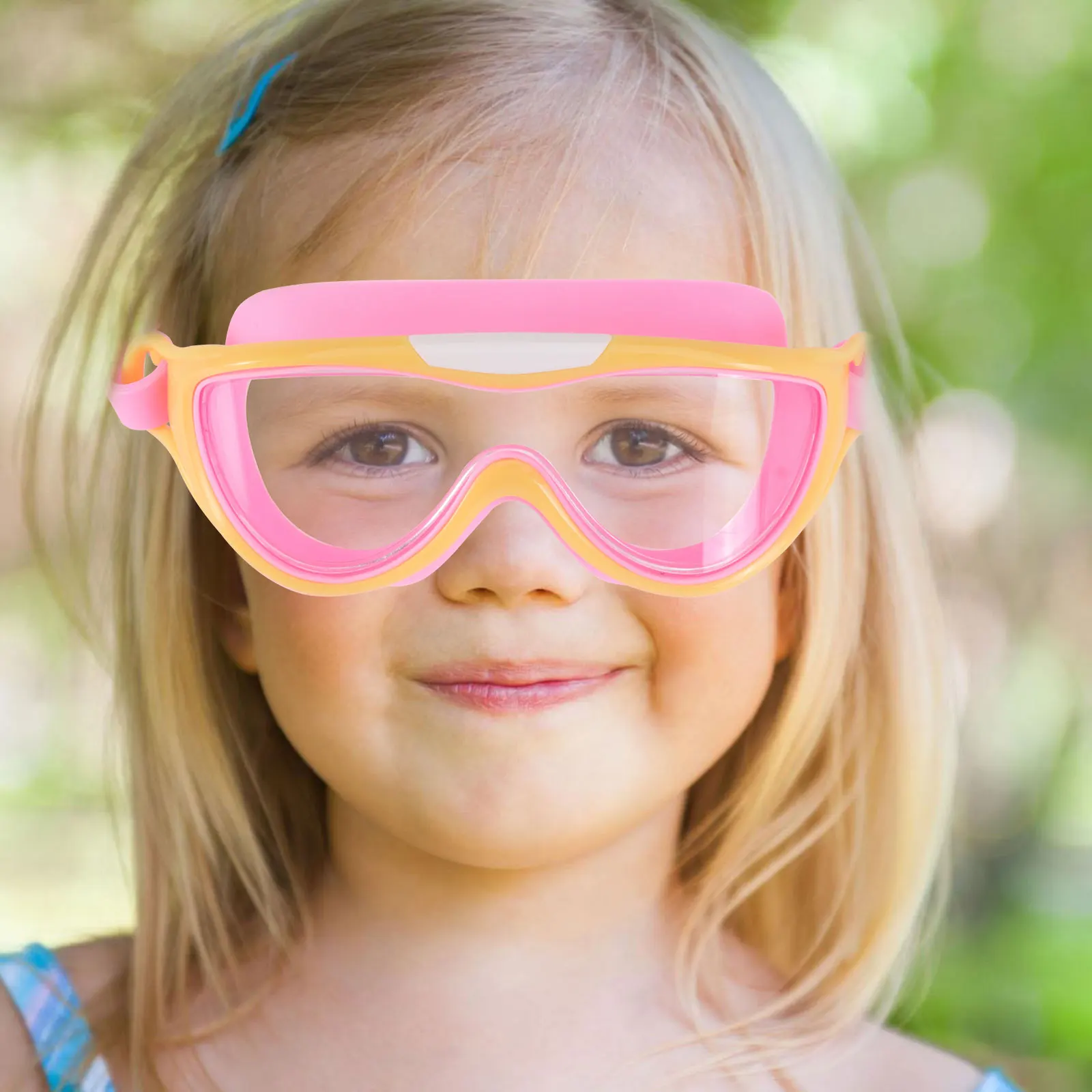 

Swimming Goggles Durable Premium Materials Leakproof Adjustable Straps Adult Sizes Anti fog Swimming Equipment Supply Clear