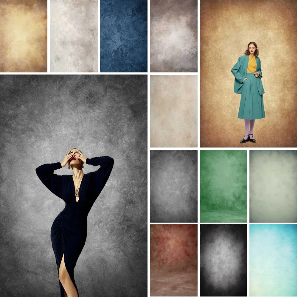 

MOON.QG Gradient Black Photo Background Gradient Gradient Sloid Color Backdrops For Photography Child Poster Shooting Props Wall