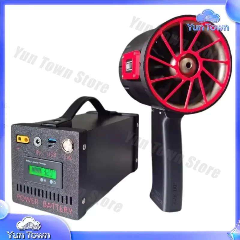 High-Velocity Turbine Blower for Industrial Car Wash Snow Removal 90mm Brushless Motor Handheld Dryer Air Compressor Tool