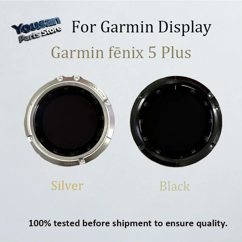 Smart Watch 100% Origianal LCD Display For Garmin fēnix 5 Plus Touch Screen Digitizer For Garmin 5 Plus Repair Replacement Parts