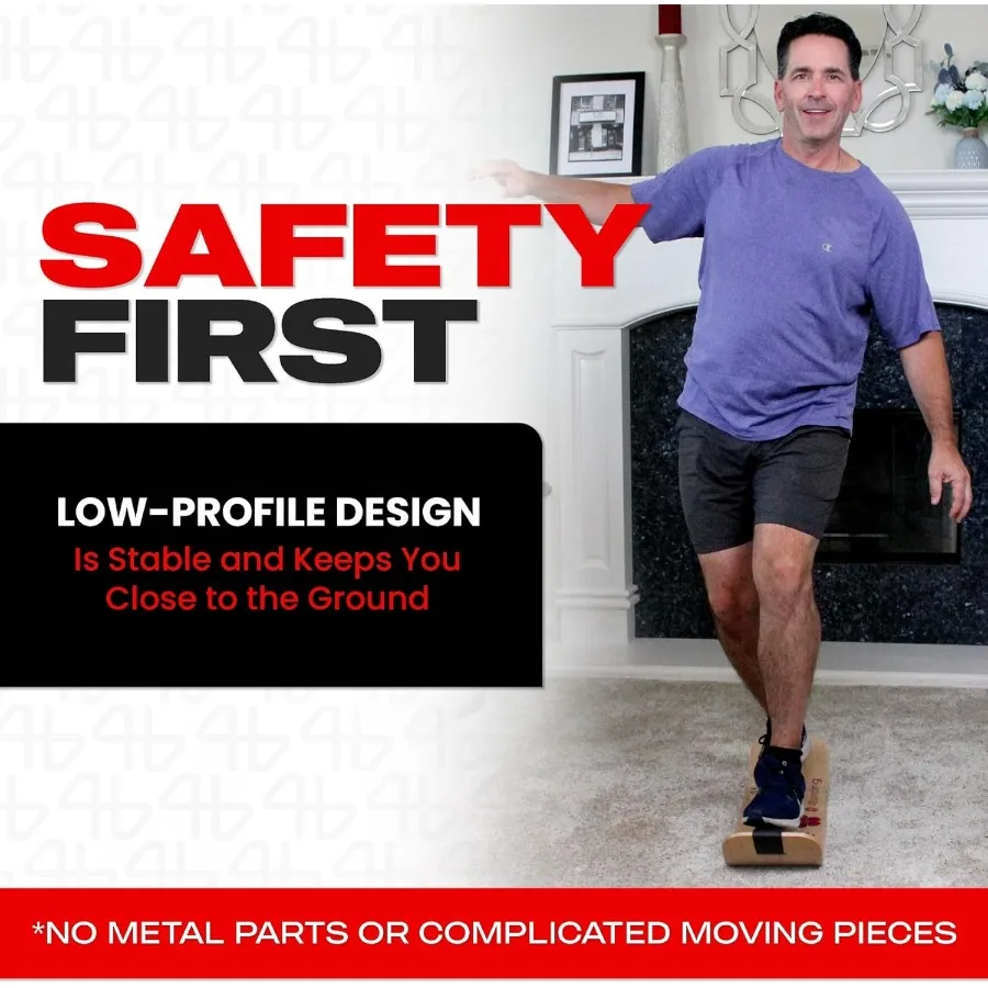 مدرب التوازن للبالغين، لوح التوازن المكتبي الدائم ومعدات التمرين المنزلية لتنسيق تدريب قوة اليوغا #3