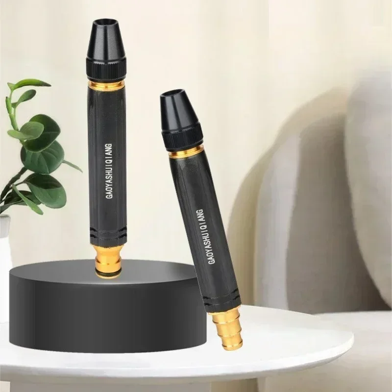 

High-Pressure Water Gun Household Car Wash Flushing Garden Nozzle Hose Tap Water Booster Adjustable Watering Pipe Gardening Tool