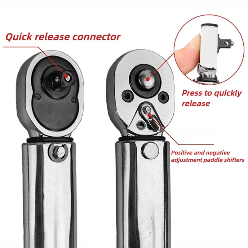 11Pcs Wrench Set Mechanical Prefabricated Torque Wrench Professional Mechanical Workshop Tools Carbon Steel Ratchet Wrenches