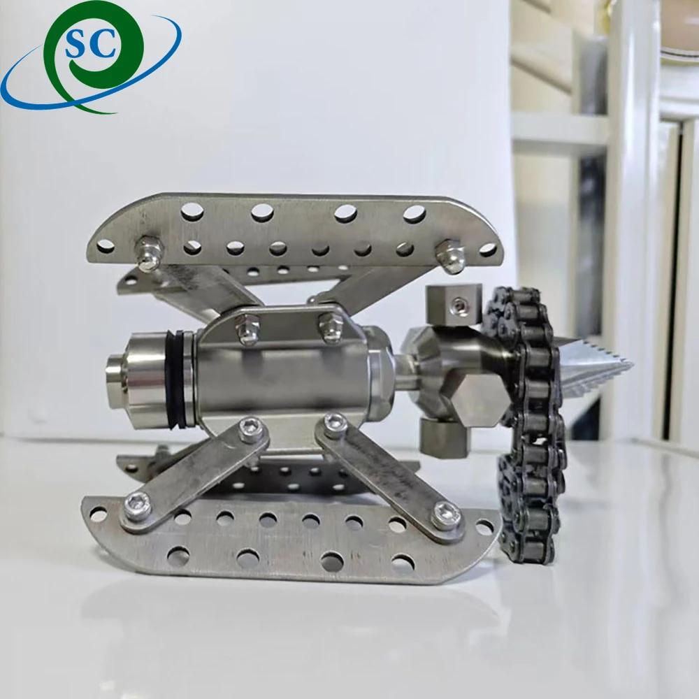 3/8 Rotating Nozzle Dredging Vehicle Municipal Sanitation Sewer Hinge Tree Root Sludge Cleaning Rotary Nozzle With chain