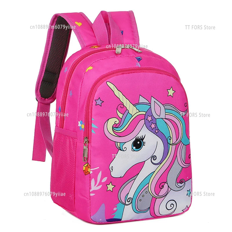 Unicorn Girls Schoolbag Children Backpack Cartoon Backpack Waterproof Fashion Backpack Halloween Christma Children Birthday Gift
