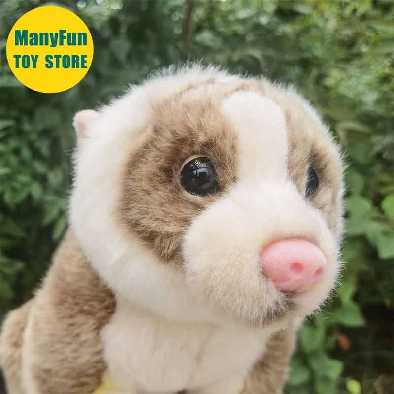 Realistic Pygmy Slow Loris Plush Toy Nycticebus Plushie Monkey Peluche Lifelike Stuffed Animal Simulation Doll Toy Gift For Kids