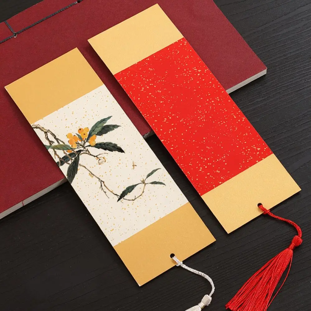 Decorative Blank Bookmark Mulberry Paper For Calligraphy Painting Art Stationery School Office Supply Gift Tool