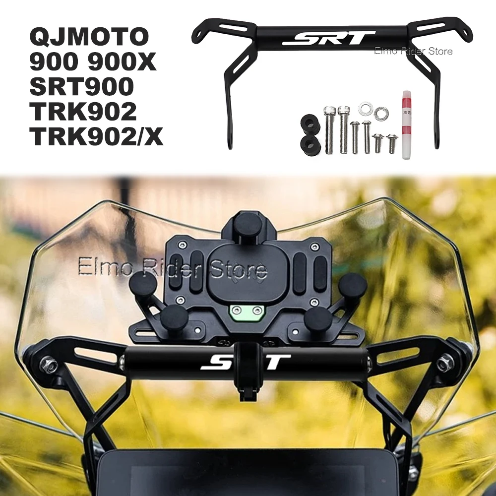 For QJMOTO 900 900X SRT900 TRK902 TRK902/X  Motorcycle Navigation Holder Phone Holder GPS Holder 22mm