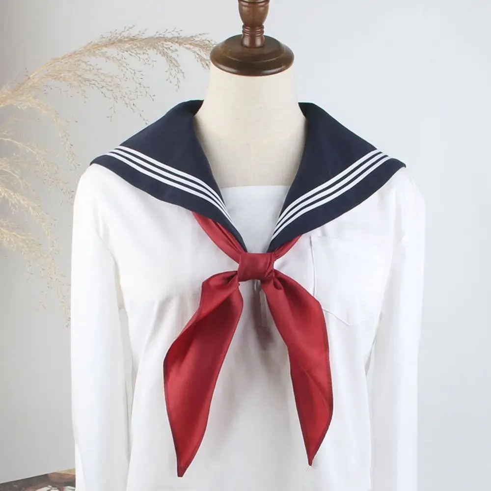 Ribbon for School Costume Uniform Clothing Accessories Neck Ties Sailor Uniform Ties Bow Tie Small Bowtie Triangle Scarf