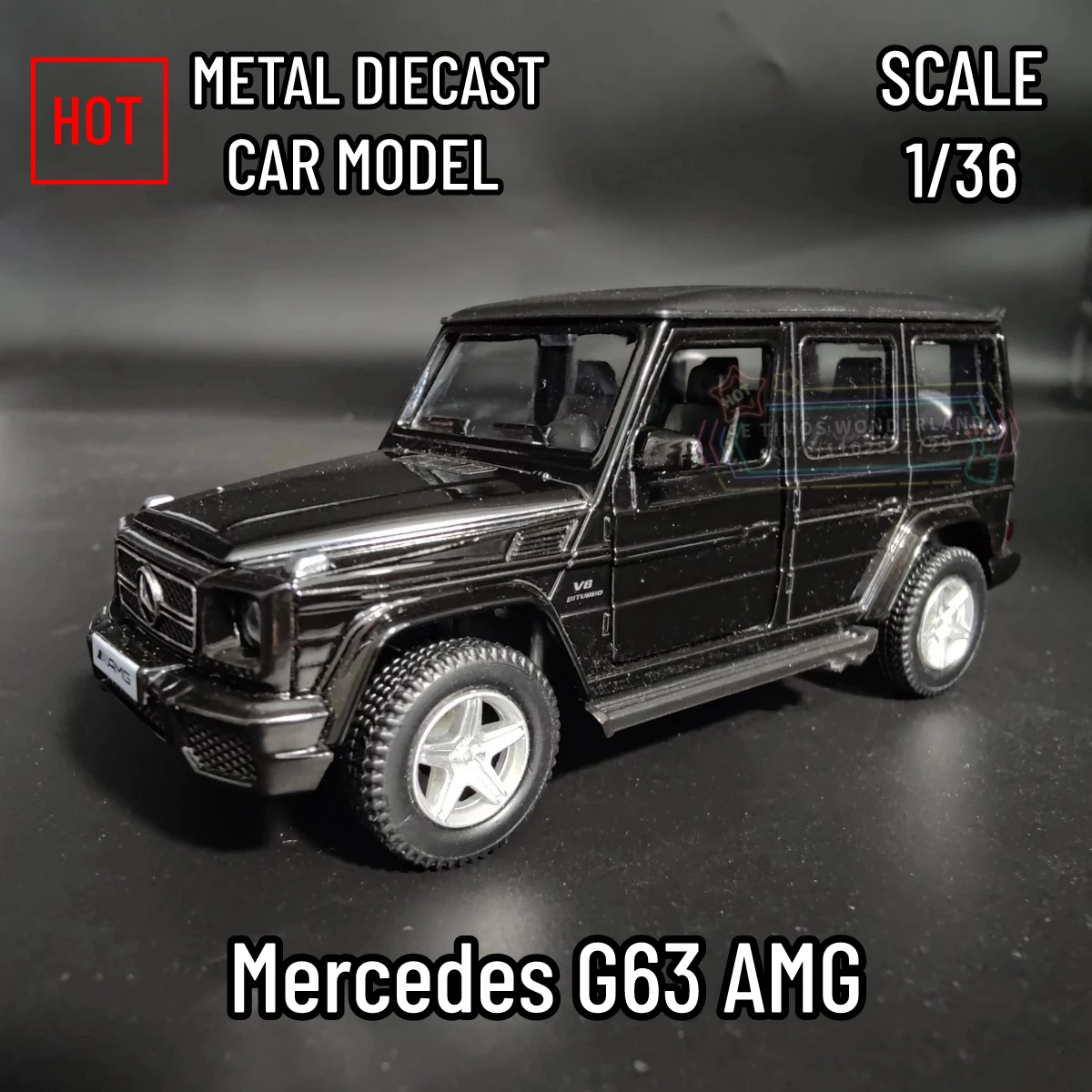 Mercedes G63 AMG Replica Scale 1/36 Diecast Alloy Car Model Miniature Art Figure Vehicle Home Office Decor Ornament