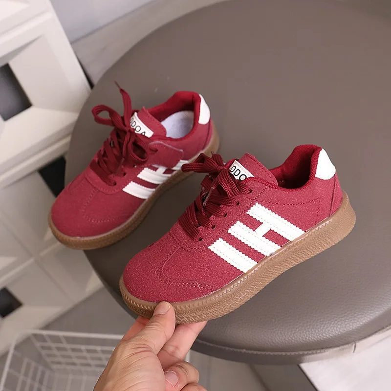 Children's Sports Shoes Spring and Autumn 2024 New Girls Low-top Board Shoes Burst De Training Boys Casual Shoes