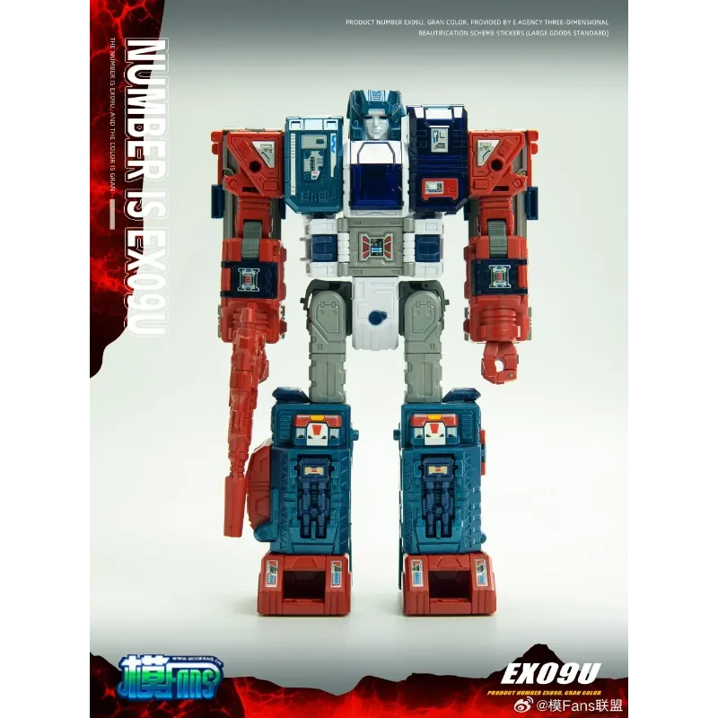 【IN VOORRAAD 2.0 VER】 Transformatie ZETA TOYS EX-09 EX09 EX09U EX-09U Fortress Maximus MATELLIC EDITION 23 cm actiefiguur