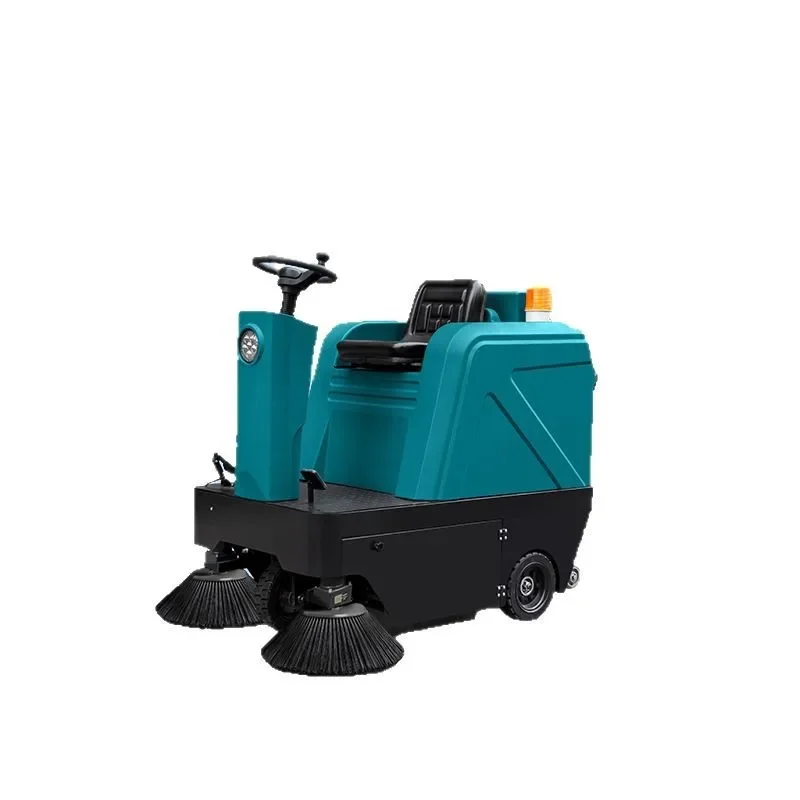 Road sanitation sweeper factory workshop four-wheel electric sweeping