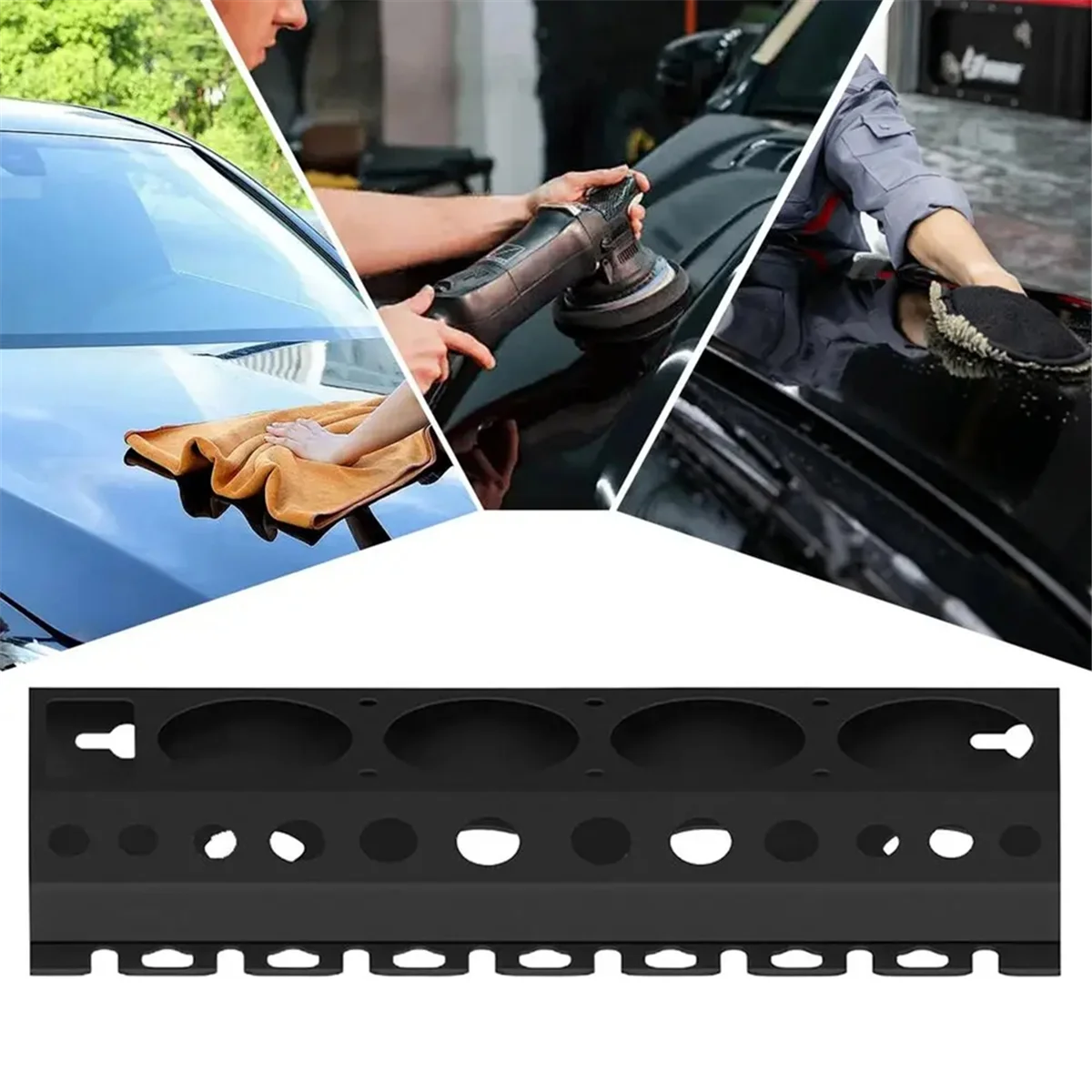 

A002 Подробный держатель для бутылок, настенное крепление, держатель для бутылок с автодетализацией, инструменты для чистки, вешалка, автомобильный аксессуар для салона красоты