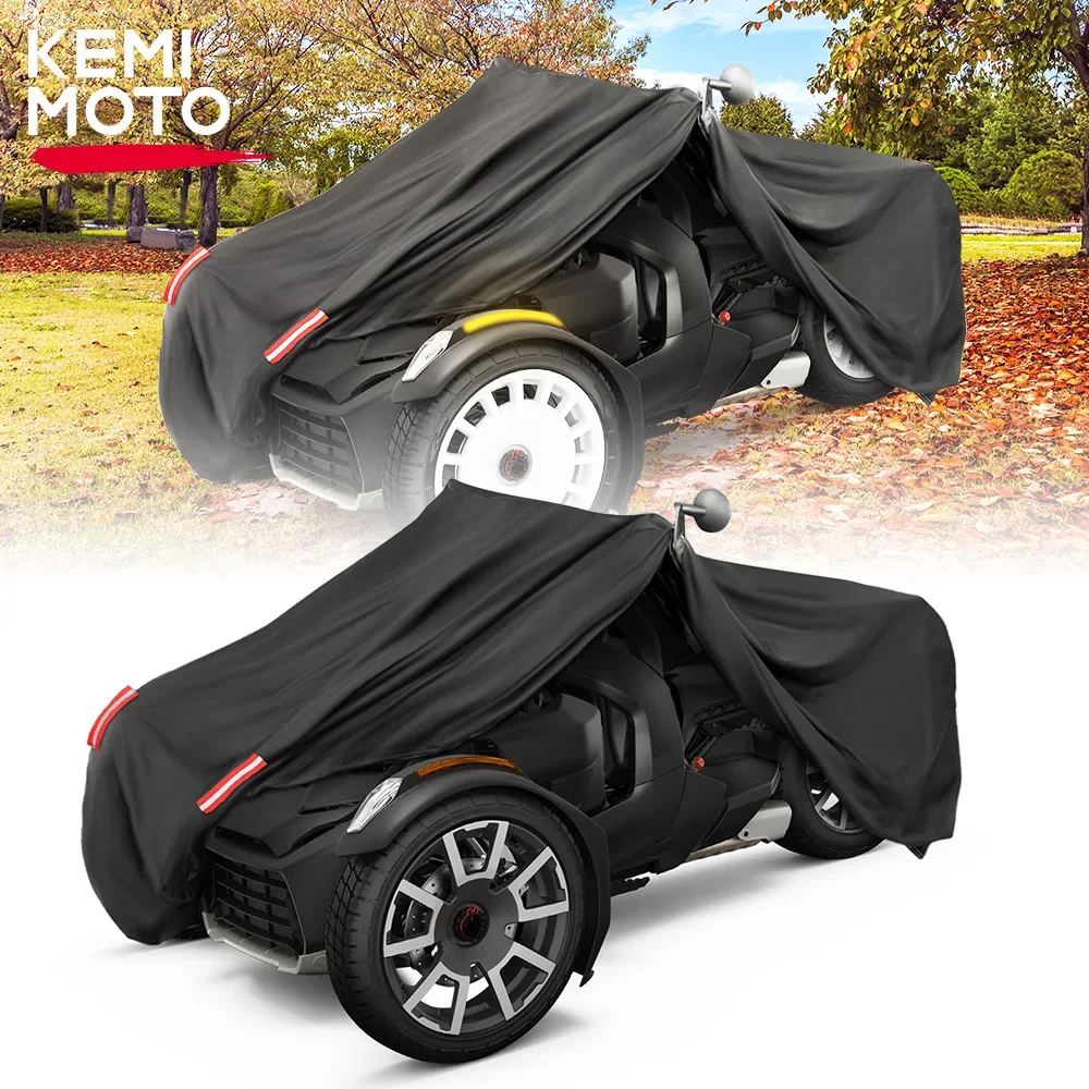 KEMIMOTO On-Road 210T Full Cover Dustproof Windproof Weather Resistant Compatible with Can-Am Ryker 600 900 Sport Rally Edition