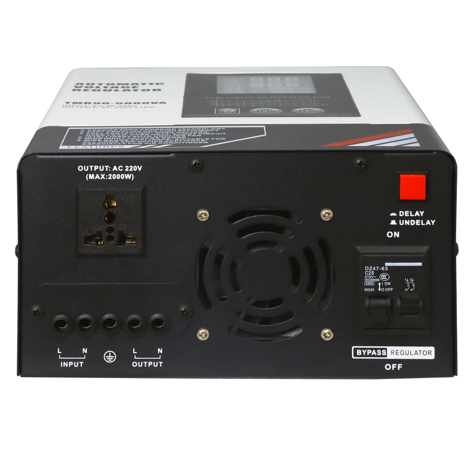 5ква, 5 кВт, 220 В, светодиодный дисплей SVC, однофазный, 90-260 В, автоматический стабилизатор напряжения для кондиционера