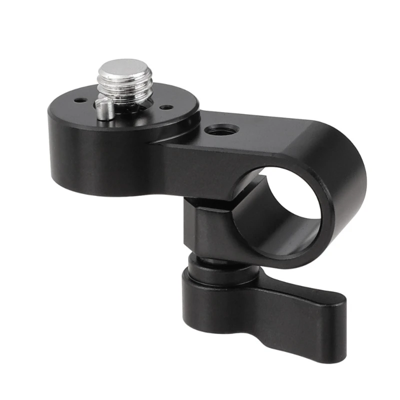 

15Mm pipe diameter single hole pipe clamp to Alai positioning pin 3/8 screw fixing photography aluminum rod accessories