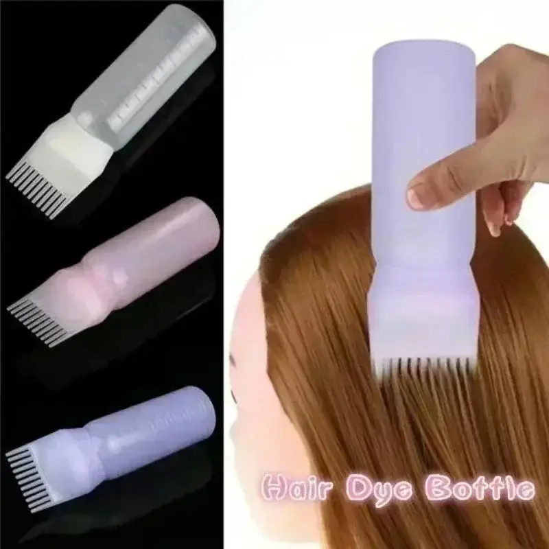 

120ML Hair Care Bottle Comes With Brush Teeth And Precise Measurement Scales Which Are Professional Hairs Dyeing As Cares Tools