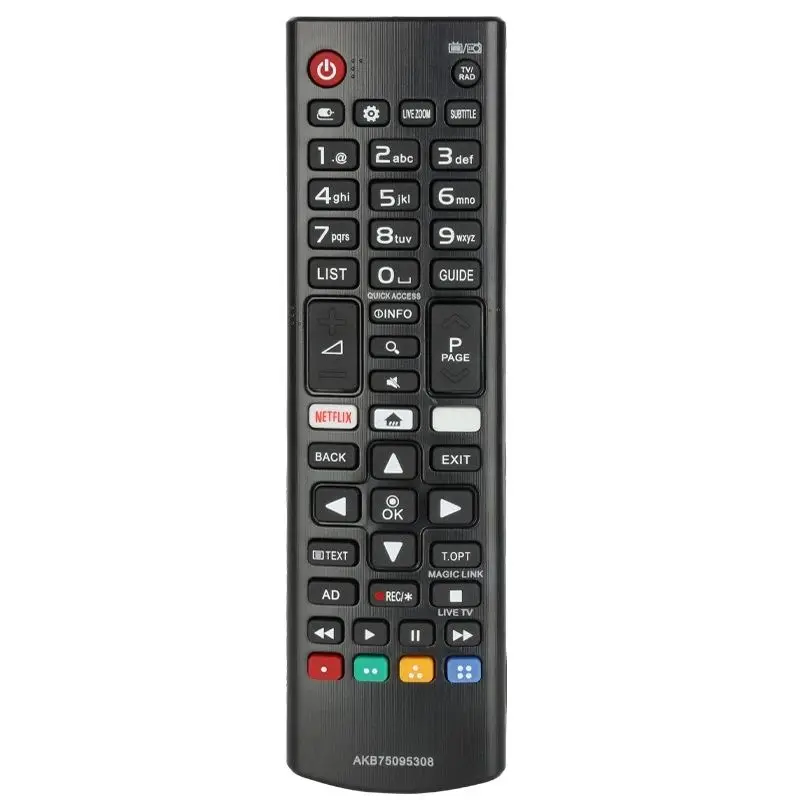 

For AKB75095308 LG-Smart-TV-Remote-Control-Replacement With Netflix Button, For LG Smart TV 32LJ610V 43LJ614V 43UJ6307 43UJ6309