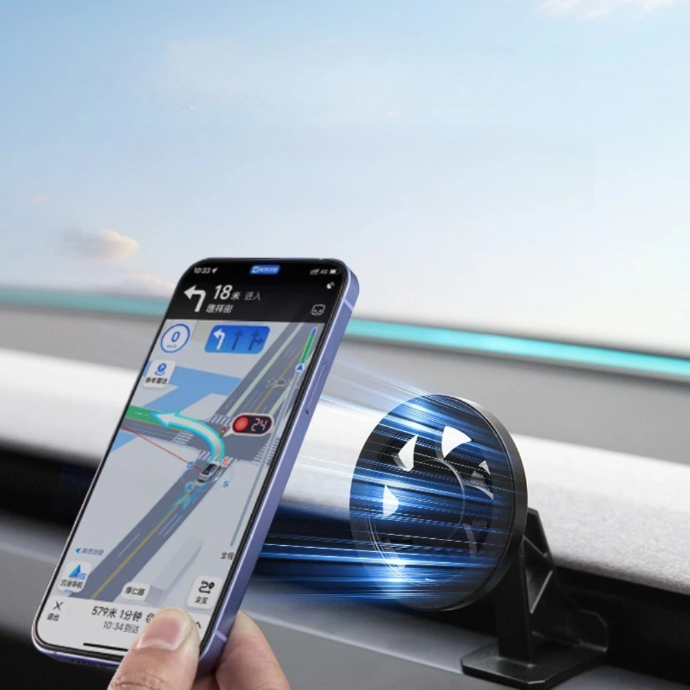 For Tesla Model 3 Highland 24-26 Model Y Juniper 25-26 Air outlet magnetically attracts mobile phone Holder Smartphone Bracket