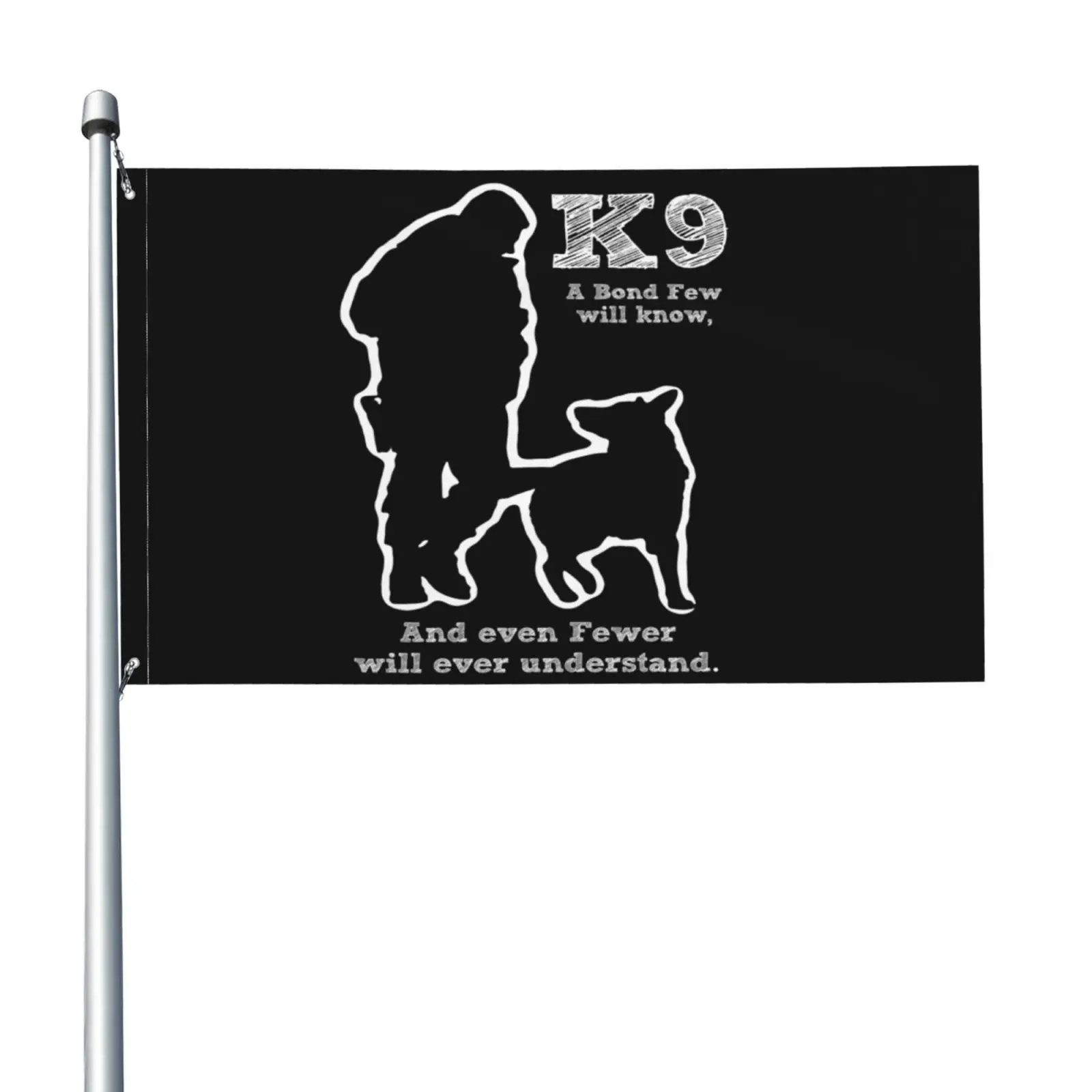 Police Military Dog - K-9 K9 A Bond Flag Banner Home Decor Decor Sports Advertisement Grommets Vivid Color