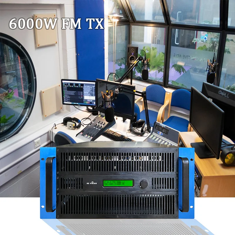 جهاز إرسال بث FM 6000 وات 6 كيلو وات لمحطة الراديو