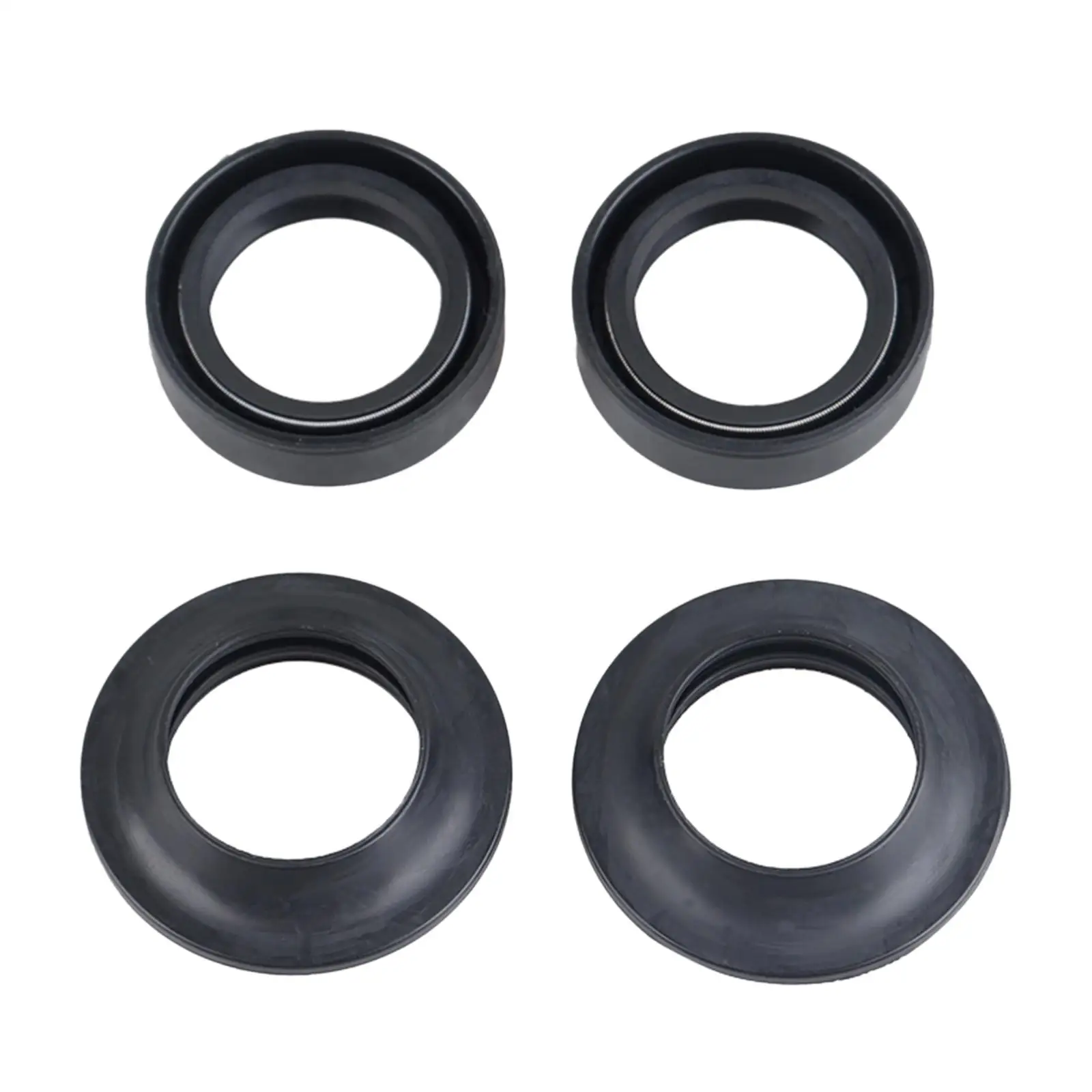 4 Pieces Oil and Dust Seal Motorcycle Accessories for Yamaha PW80