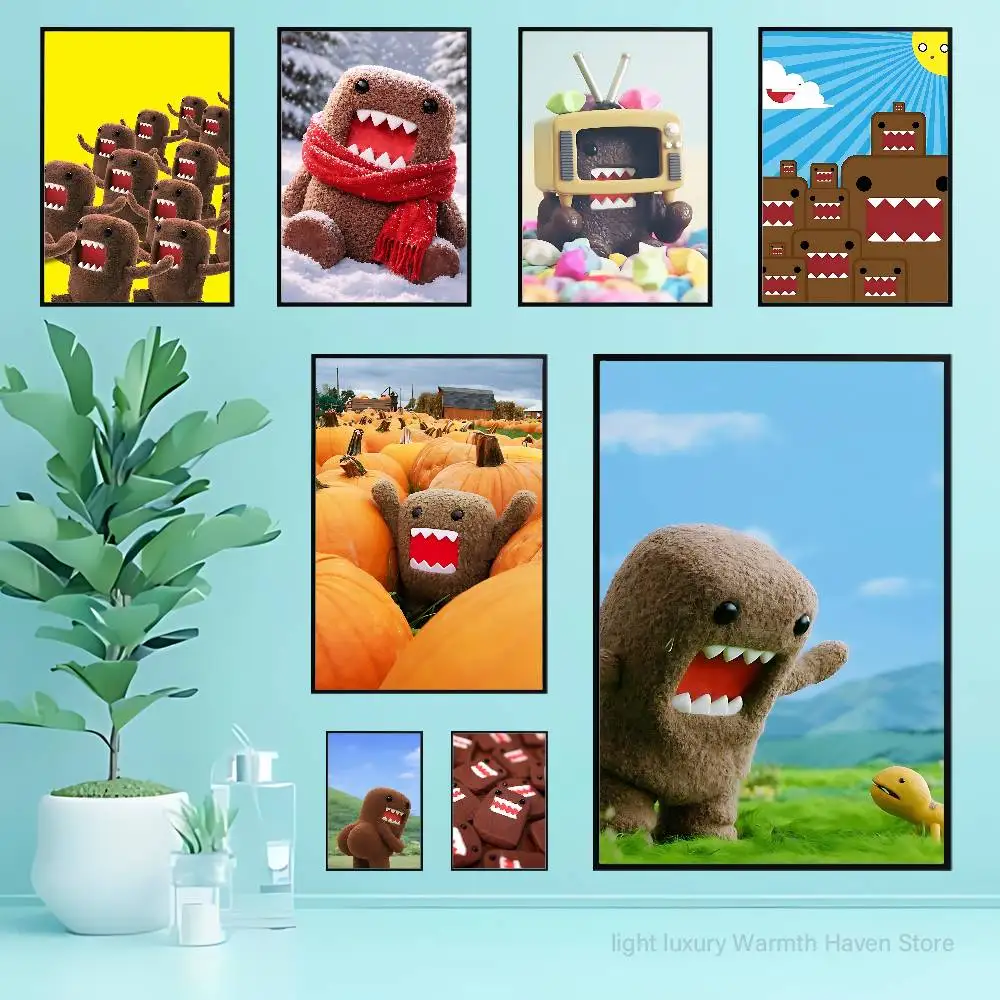 

Cute D-Domo K-Kun Poster Waterproof HD Wall Art Decal Self-Adhesive Aesthetic Decor For Home Living