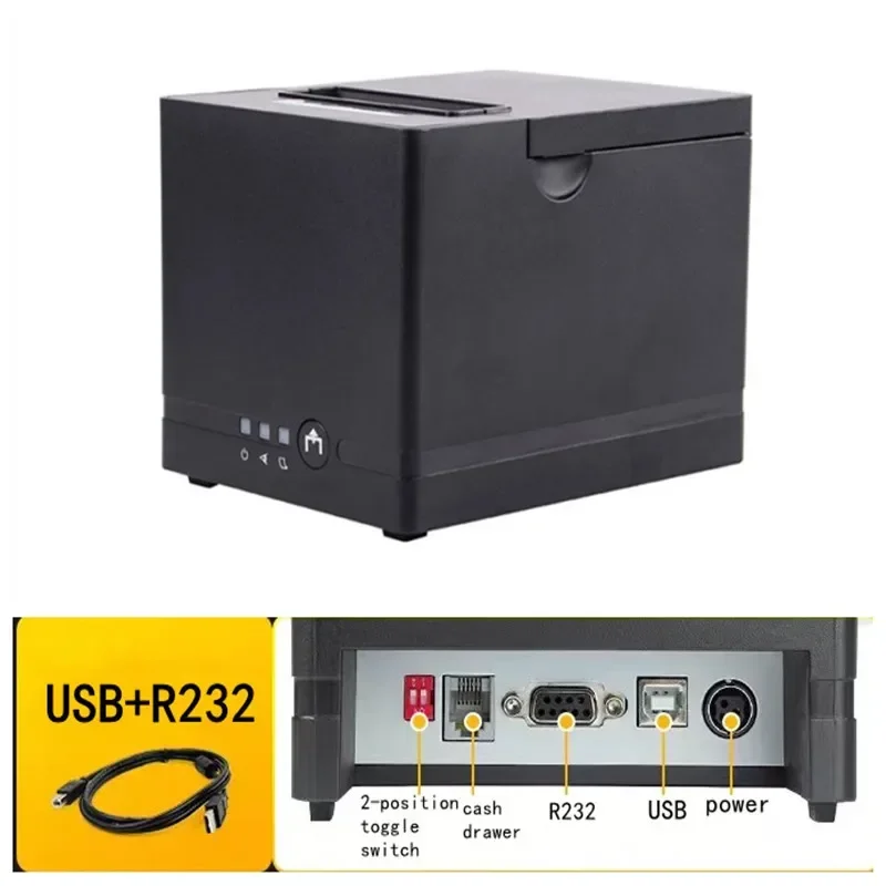 Impresora térmica de recibos de caja registradora pos, máquina automática de corte de papel para supermercado, cocina, cajero, gainscha c88, 80mm, barata