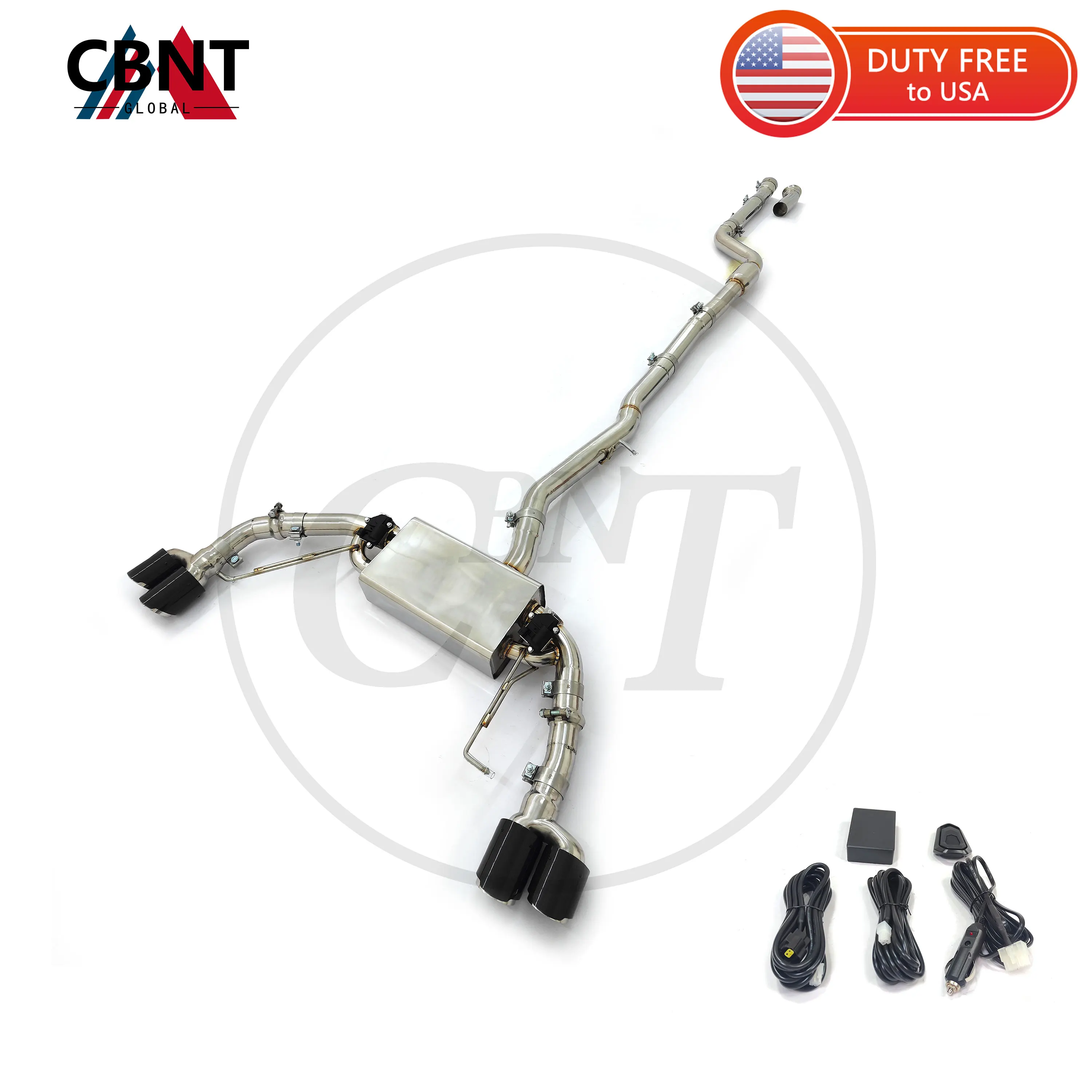 

CBNT для BMW G01 X3 30i B48 2,0T выхлопные трубы из нержавеющей стали с клапаном глушителя с дистанционным управлением Catback Valvetronic выхлопные системы