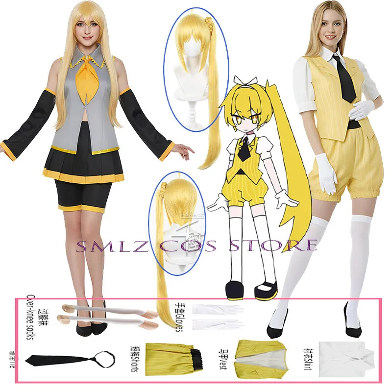 

Two styles Hypnotist Akita Smith Cosplay Anime Virtual Hioka Costume Wig JK Uniform Suit Halloween Party Outfit for Women