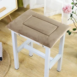 Student Stool Non-slip Cushion Winter Thickened Seat Cushion Household Rectangular Small Stool Pad Cushion With Elastic Buckle