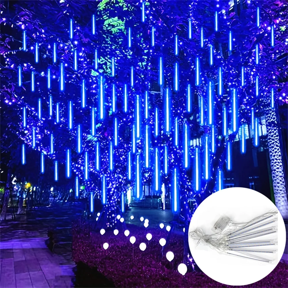 

Ramadan Decoration Outdoor LED Battery Power Garland Lamp Eid Mubarak Valentine's Day Meteor Shower Rain Fairy String Light